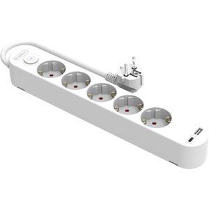 Steckdosenleiste Heitronic VO-501454, 1,4m Kabel