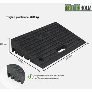 Produktbild für Bordsteinrampe Trutzholm 9248, aus Gummi