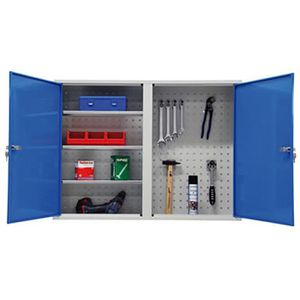 Produktbild für Werkzeugschrank ADB 52602, aus Metall, grau / lichtblau