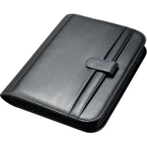 Produktbild für Schreibmappe Alassio 30040, Riccione schwarz, Kunstleder