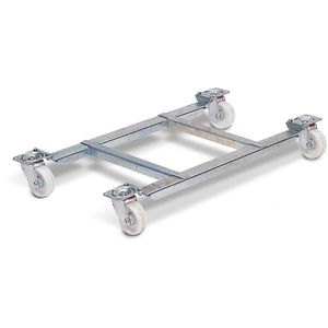 Fahrgestell asecos für Streugutbehälter 550 Liter