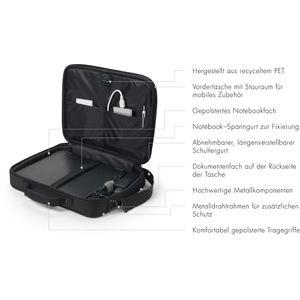 Produktbild für Laptoptasche Dicota Eco Multi Base, schwarz
