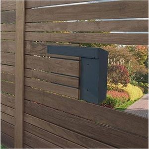 Produktbild für Briefkasten SafePost ScanPro 925 RAL 7016 anthrazit, aus Stahl