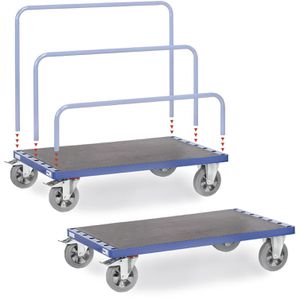 Plattenwagen Fetra 4463-1, Gummireifen