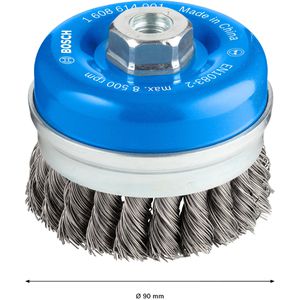 Produktbild für Drahtbürste Bosch 1608614001, Topfbürste Ø 90mm