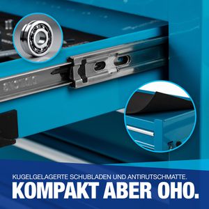 Produktbild für Werkzeugwagen NTG WZW.3010, bestückt