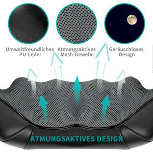 Produktbild für Nackenmassagegerät Nekteck Shiatsu, schwarz
