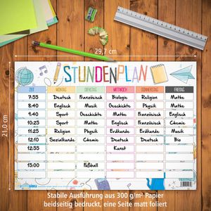 Produktbild für Stundenplan itenga 33104805, Doodles