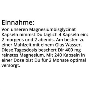 Produktbild für Magnesium gloryfeel Bisglycinat, 240 Kapseln
