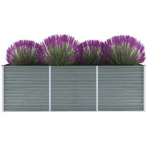 Produktbild für Hochbeet vidaXL 44840, aus verzinktem Stahl