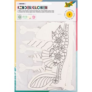 Produktbild für Bastelset Folia 23307 Kinderkronen Märchen