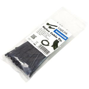 Produktbild für Kabelbinder LogiLink KAB0002B, Kunststoff