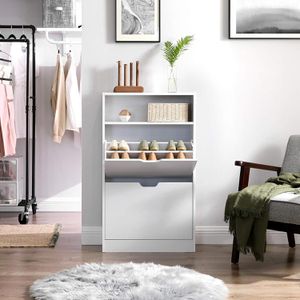 Produktbild für Schuhschrank Vasagle LBC040W01, weiß
