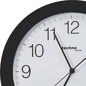 Produktbild für Wanduhr Technoline WT 8000, Kunststoff, analog, Funkuhr