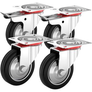 Produktbild für Schwerlastrolle PRIOstahl Set 4-teilig