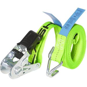 Spanngurt Sandax ERGOLASH grün, mit Haken & Ratsche