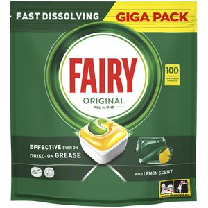 Spülmaschinentabs Fairy Original All in One, Zitrone