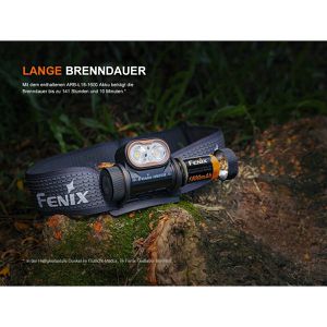 Produktbild für Stirnlampe Fenix FEHM55R schwarz LED, wiederaufladbar