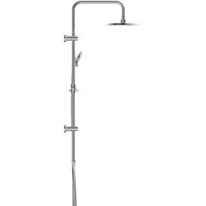 Produktbild für Duschsystem EISL Duschset zum Kleben, verchromt