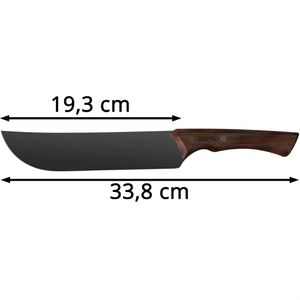 Produktbild für Fleischmesser Tramontina Churrasco Black