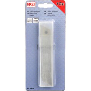 Produktbild für Cuttermesser-Klingen BGS-technic Abbrechklinge