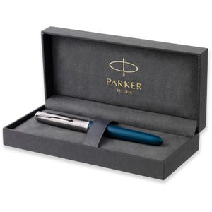 Produktbild für Füller Parker 51 Teal Blue CT, Feder F