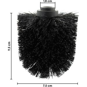 Produktbild für WC-Bürstenkopf Bremermann 91673, schwarz, 2 Stück