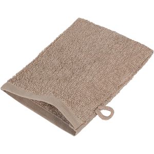 Produktbild für Waschlappen NatureMark Frottee, sand-beige, 15 x 21 cm