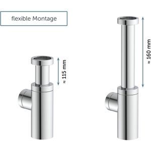 Produktbild für Siphon Kirchhoff Flaschensiphon für Waschbecken