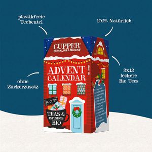 Produktbild für Adventskalender Cupper Teas &amp; Infusions BIO