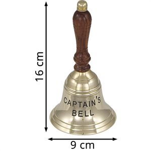 Produktbild für Tischglocke SEA-CLUB Captain's Bell, 7024, gold