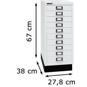 Produktbild für Schubladenschrank Bisley MultiDrawer, aus Metall