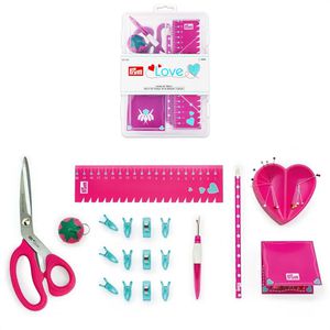 Nähset Prym 651222 Love Starter Set, pink, für Anfänger