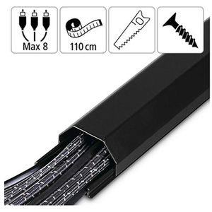Produktbild für Kabelkanal Hama 220987 schwarz