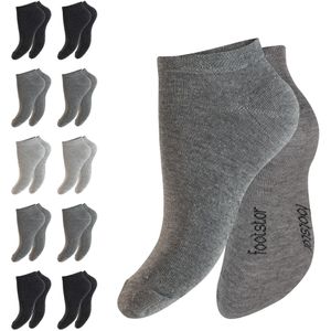 Socken Footstar Sneak It, grau, 10 Paar