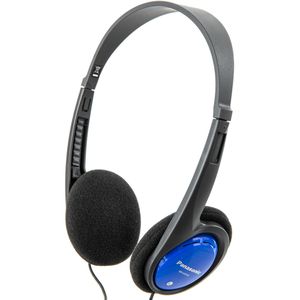 Kopfhörer Panasonic RP-HT010E-A, schwarz/blau