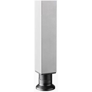 Produktbild für Schreibtisch Hammerbacher Q-Serie, ahorn / silber