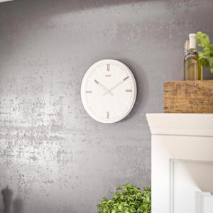 Produktbild für Wanduhr Mebus 19779, Kunststoff, analog, Quarzuhr