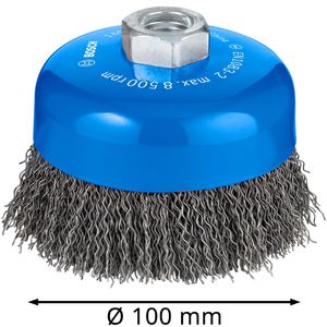 Produktbild für Drahtbürste Bosch 1608614011, Topfbürste Ø 100mm
