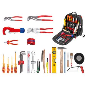 Produktbild für Werkzeugrucksack Knipex Modular X15, Sanitär-Starter