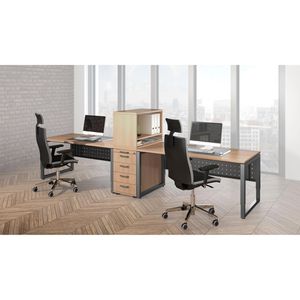 Produktbild für Aufsatzschrank Hammerbacher SCA1, nussbaum