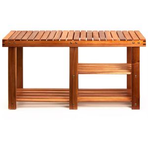 Produktbild für Schuhbank CASARIA 105377, braun, aus Holz