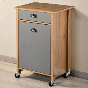 Produktbild für Küchenwagen Kesper 25528, grau / eiche