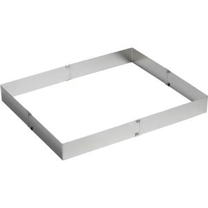 Produktbild für Backrahmen Axentia 124014, mit Klemmung, aus Edelstahl
