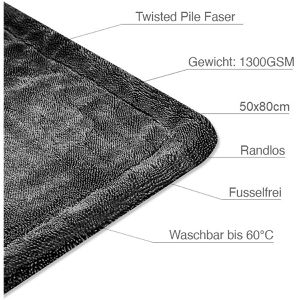 Produktbild für Trockentuch Liquid-Elements Black Hole, 80 x 50 cm