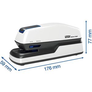 Produktbild für Elektrohefter Rapid Optima GripE, weiß