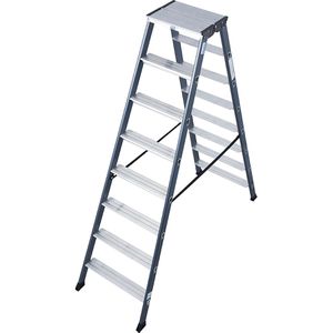 Produktbild für Stehleiter Krause Monto Sepro D, 125859, beidseitig begehbar
