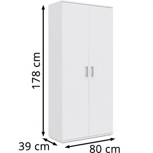 Produktbild für Schuhschrank Vicco Torge, weiß
