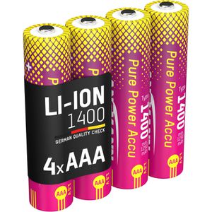 Produktbild für Akku Ansmann Pure Power 1,5 V, 1400 mAh