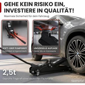 Produktbild für Rangierwagenheber Tarpofix WGH-25-SW, schwarz